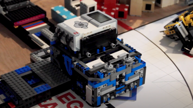 FLL robot on gameboard